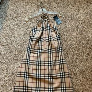 Burberry Halter Dress NWT
